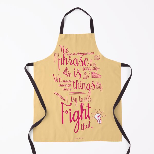 Item preview, Fight that!, Grace Hopper sentence for mind-changing, mind openness, inspiration, motivation, giclée, handwritten, calligraphy, chalkboard designed and sold by Spallutos.