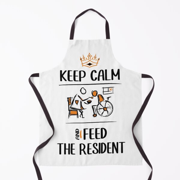 Item preview, Keep calm and feed the resident - Nursing Assistants, Caregivers. Man in a Wheelchair. designed and sold by funnycolors.