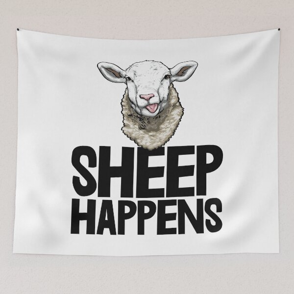 Item preview, Sheep Happens designed and sold by Bendthetrend.