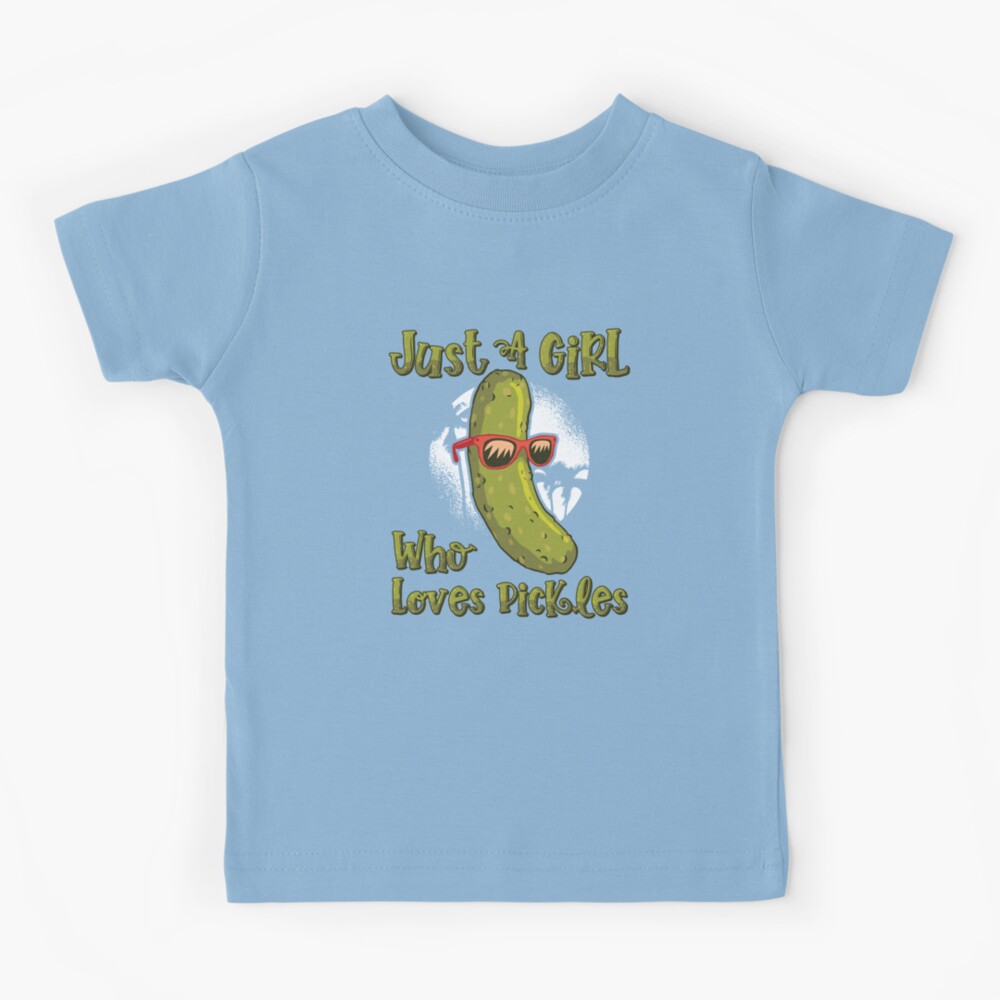 Just A Girl Who Loves Pickles - Cute Pickle Gift product Kids T-Shirt for  Sale by theodoros20