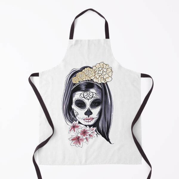 Item preview, Female skull with flowers designed and sold by razaldo.