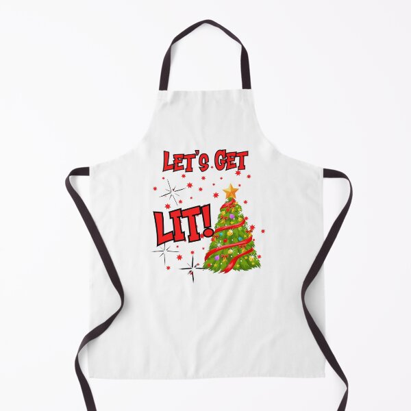 Item preview, LET'S GET LIT, FUN IDIOM, CHRITMAS LIGHTS, CHRISTMAS DRINKING, PARTY CHRISTMAS, designed and sold by R B Chrystal.
