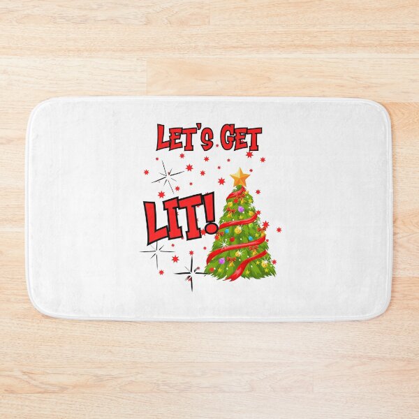 Item preview, LET'S GET LIT, FUN IDIOM, CHRITMAS LIGHTS, CHRISTMAS DRINKING, PARTY CHRISTMAS, designed and sold by R B Chrystal.