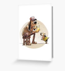 Pikachu pet Greeting Card