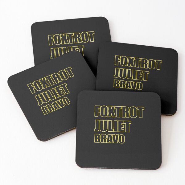 Item preview, Foxtrot Juliet Bravo FJB designed and sold by happy gift art.