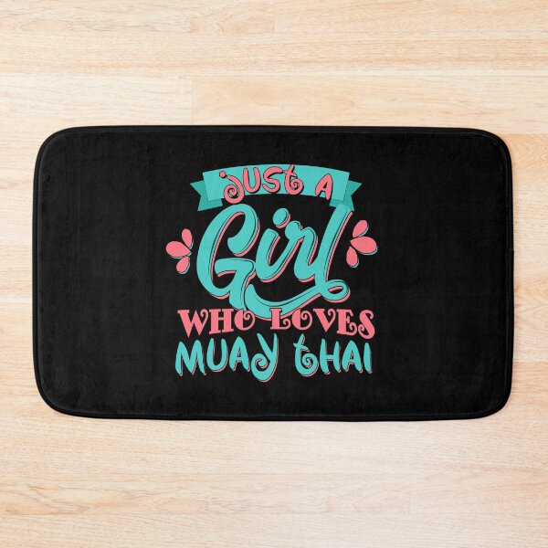 Item preview, Just A Girl Who Loves Muay Thai Gift print designed and sold by theodoros20.