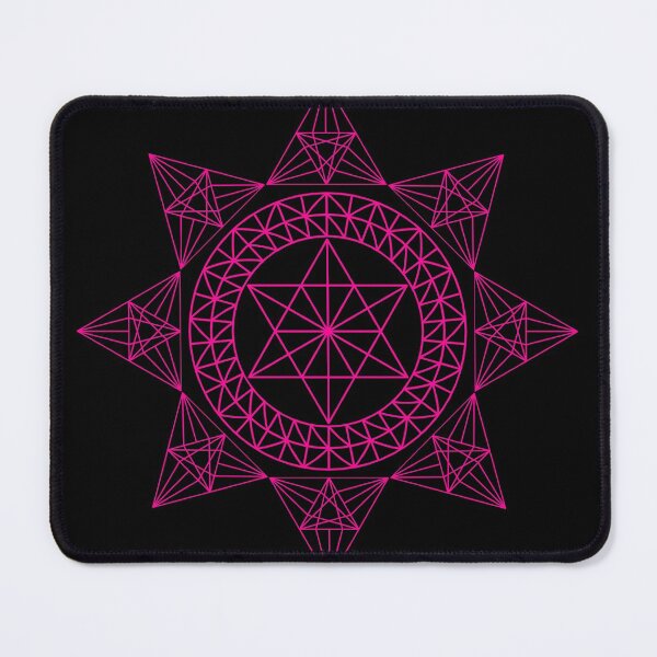 Item preview, Pink geometric mandala designed and sold by Seoul26.
