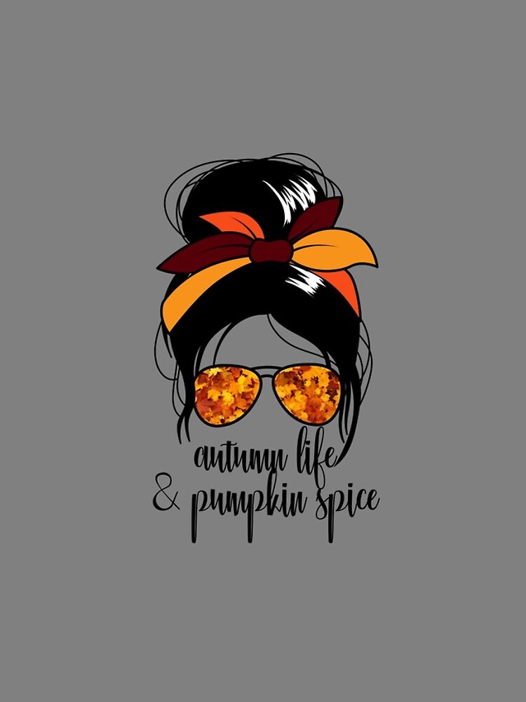 Imagen 4 de 4, Funda de iPhone con la obra Autumn Life & Pumpkin Spice Messy Bun Women's Fall Leaves Gear, diseñada y vendida por DynamicDesign.