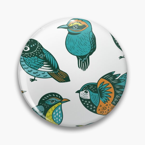 Item preview,  Everybirdy Pattern Hand drawn tropical bird  designed and sold by HichamMissiame.