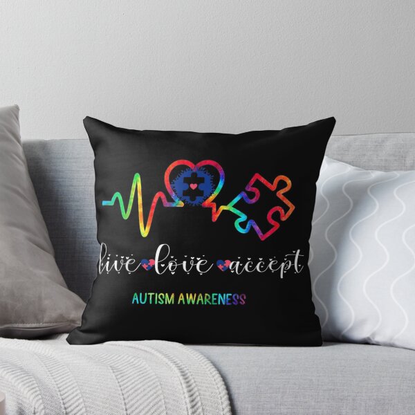 Item preview, Live Love Accept Autism Awareness designed and sold by MiloszshiZse.
