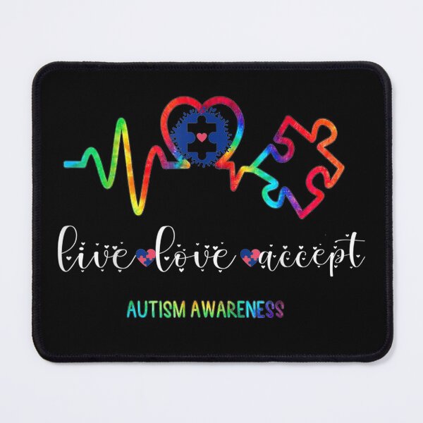 Item preview, Live Love Accept Autism Awareness designed and sold by MiloszshiZse.