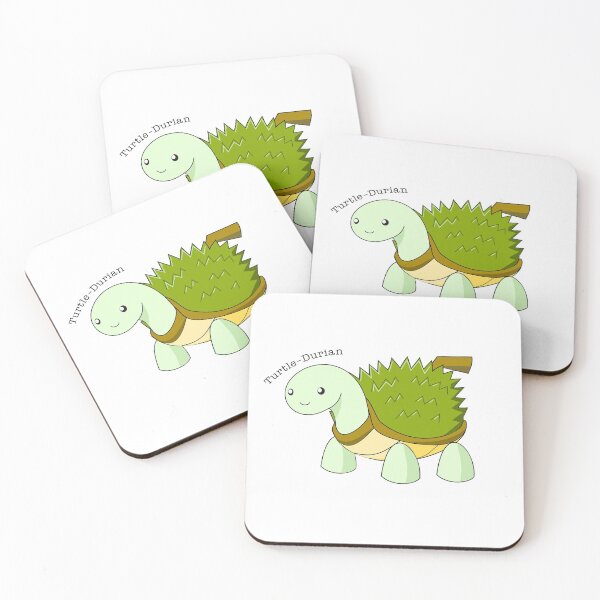 Item preview, turtle durian  fruit  animal combine cute funny cartoon  designed and sold by Panya-Design.
