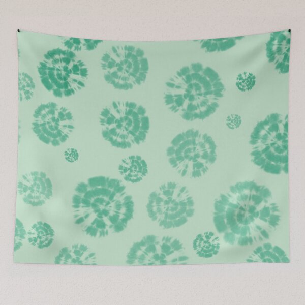 Item preview, Tie Dye Circles in Basil Green designed and sold by nabeArtist.