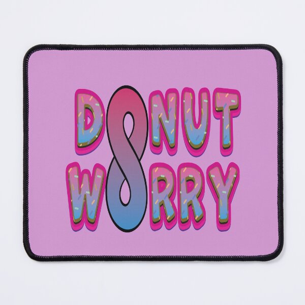 Item preview, Donut worry word pun designed and sold by Donutlovers.