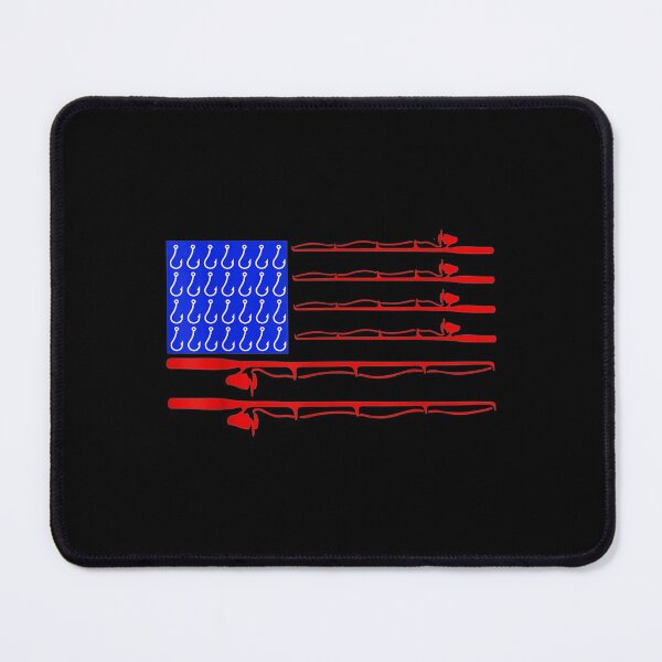 Item preview, Patriotic Fishing Hook 4th Of July Fish American Flag designed and sold by maudean.