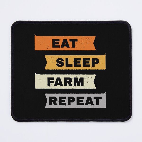 Item preview, Eat Sleep Farm Repeat designed and sold by FridPix.