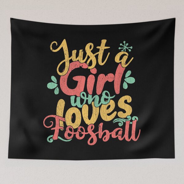 Item preview, Just A Girl Who Loves Foosball Gift graphic designed and sold by theodoros20.