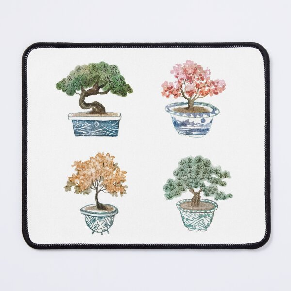 Item preview, Bonsai tree sticker pack design in watercolour optic designed and sold by Branjos.