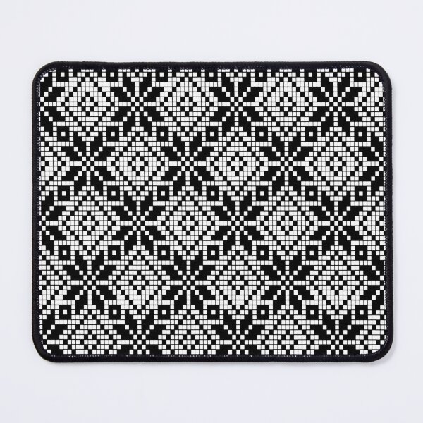 Item preview, Grid Paper White and Black Geometric Nordic Pattern designed and sold by taiche.