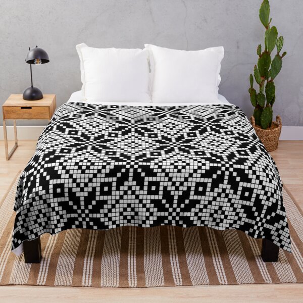 Item preview, Grid Paper White and Black Geometric Nordic Pattern designed and sold by taiche.