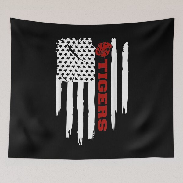 Item preview,  Katy Tigers Texas American Flag designed and sold by angelata.