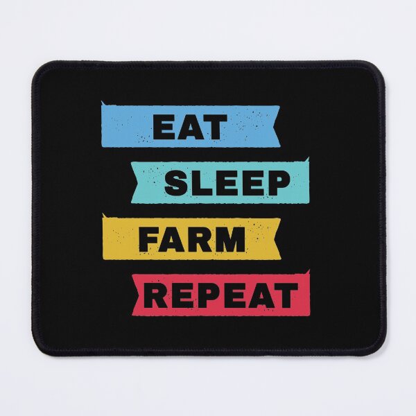 Item preview, Eat Sleep Farm Repeat designed and sold by FridPix.