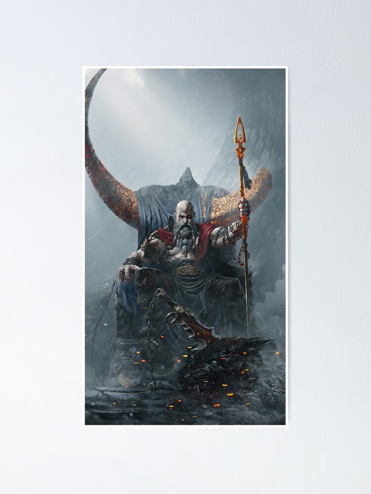 Póster «El padre de todos Kratos - Dios de la guerra» de erickaliola |  Redbubble