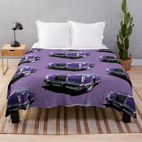 Item preview, 1970s Lincoln Continental in purple designed and sold by candc-retro.