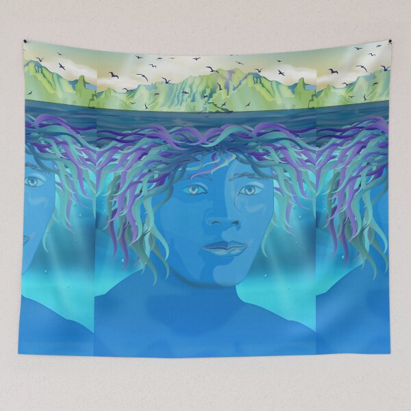 Item preview, Tangaroa - Polynesian Mythology - Maori Mythology designed and sold by Mantra-tshirt.