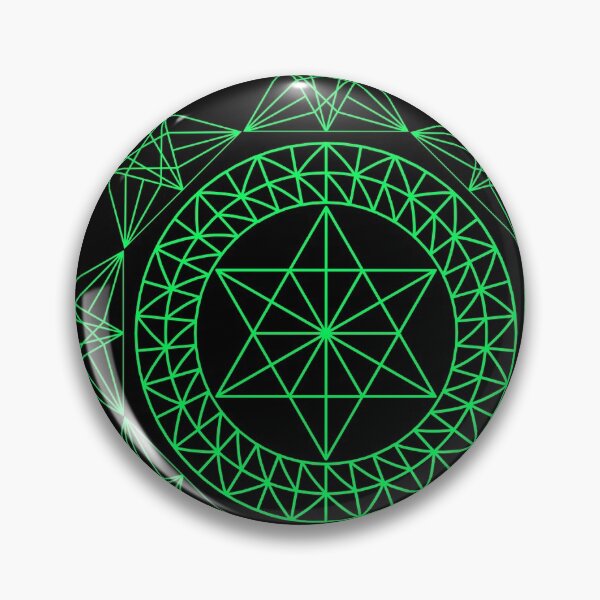 Item preview, Green geometric mandala designed and sold by Seoul26.