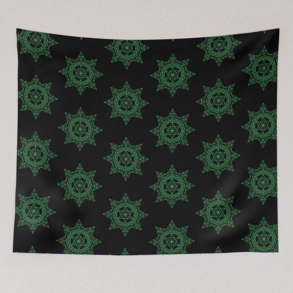 Item preview, Green geometric mandala designed and sold by Seoul26.
