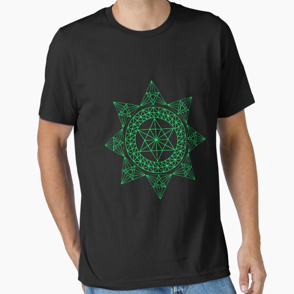 Item preview, Green geometric mandala designed and sold by Seoul26.