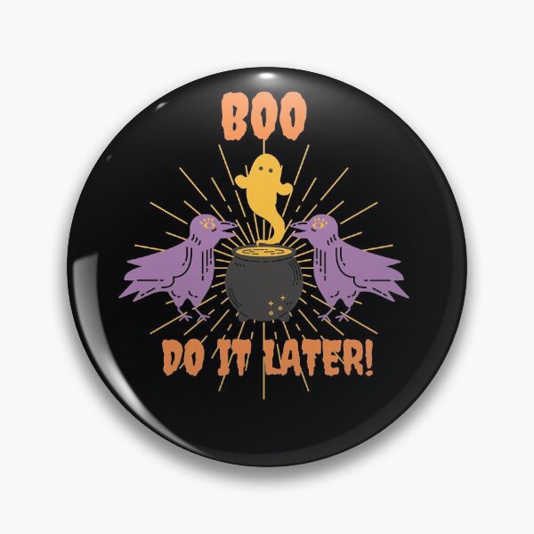 Item preview, Boo Do It Later designed and sold by Finolca.