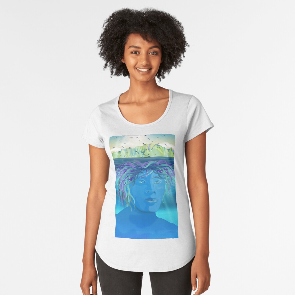 Item preview, Premium Scoop T-Shirt designed and sold by Mantra-tshirt.