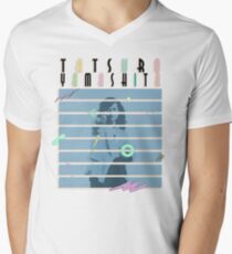 Tatsuro White Men's V-Neck T-Shirt