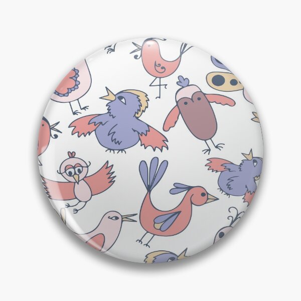 Item preview, Everybirdy Pattern in doodle style hand drawn designed and sold by HichamMissiame.