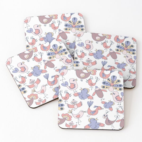 Item preview, Everybirdy Pattern in doodle style hand drawn designed and sold by HichamMissiame.