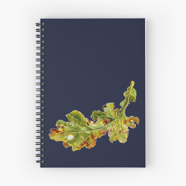 Item preview, Watercolour study of Autumn Oak leaf designed and sold by ikon-olga.