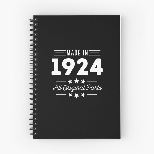 Item preview, Made In 1924 All Original Parts 92nd Birthday Gift T-Shirt designed and sold by AlwaysAwesome.
