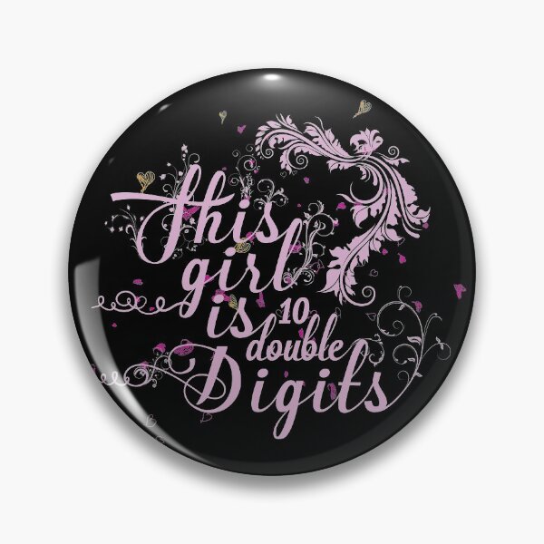 Item preview, This Girl is Now 10  double digits birthday gift idea for girls designed and sold by Hartics.