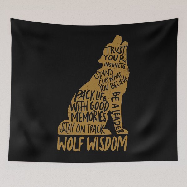 Item preview, Wolf Wisdom - Wolf Lovers designed and sold by tammyrange.