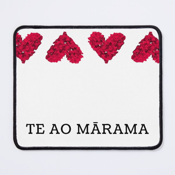 Item preview, Te Ao Mārama - The natural world (Māori) + hearts designed and sold by Mantra-tshirt.