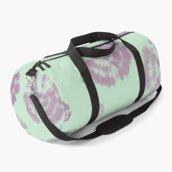 Item preview, Tie Dye Circles in Dahlia Violett on Light Green Background designed and sold by nabeArtist.