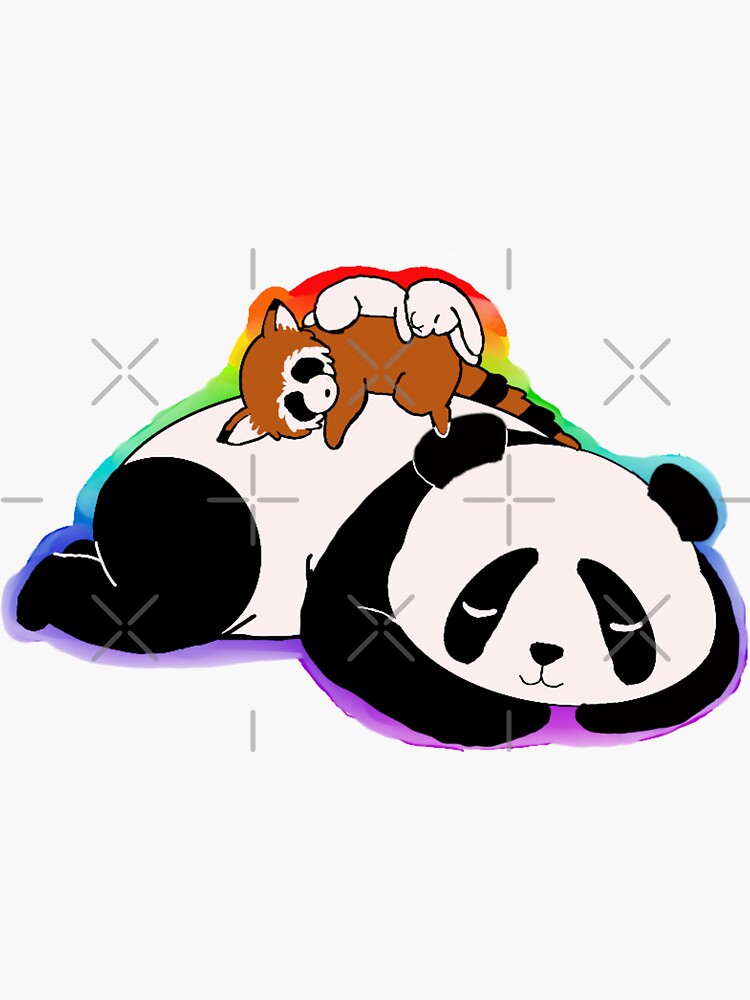 "Rainbow friends" Sticker by pandacoven | Redbubble