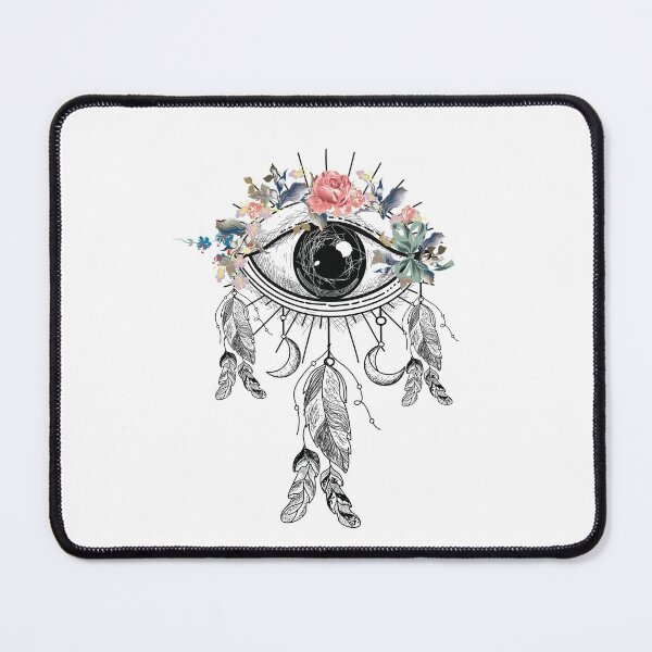 Item preview, Third Eye and Flowers designed and sold by Mantra-tshirt.