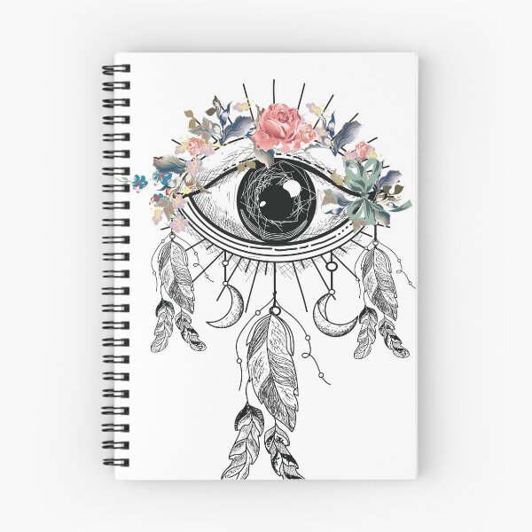 Item preview, Third Eye and Flowers designed and sold by Mantra-tshirt.