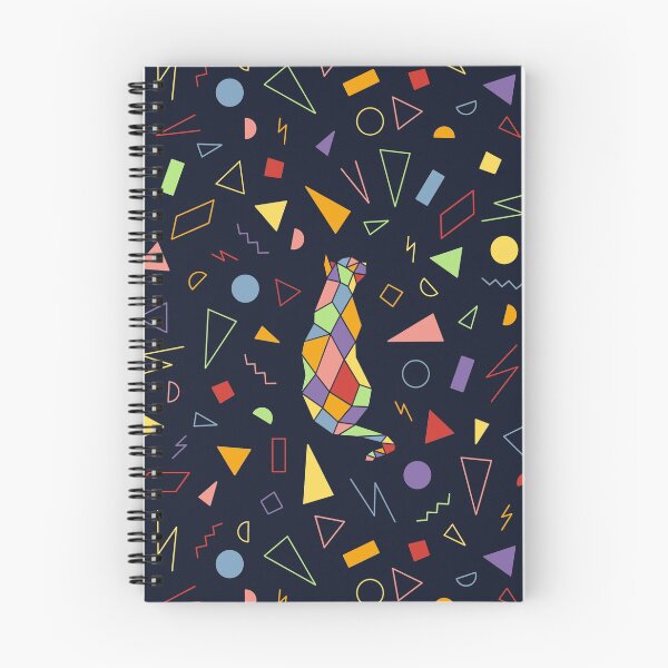 Item preview, Colorful  Minimal Pattern Geometric Cat designed and sold by The-Fancy-Space.