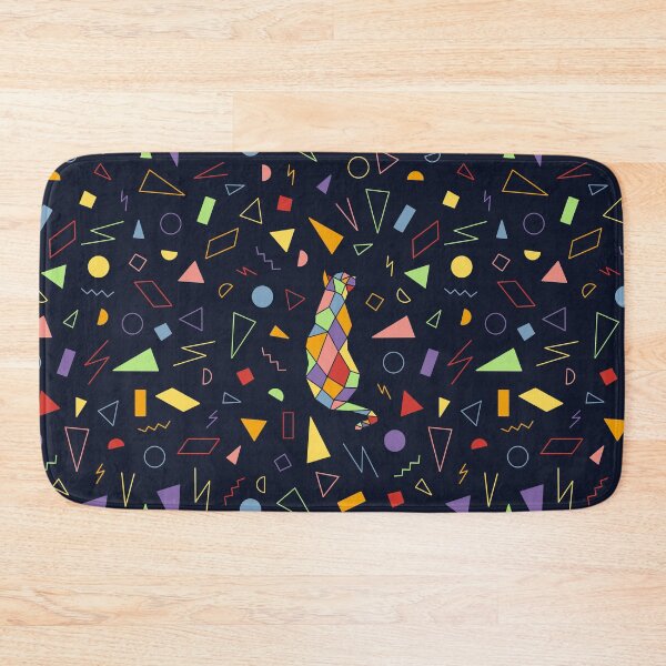 Item preview, Colorful  Minimal Pattern Geometric Cat designed and sold by The-Fancy-Space.