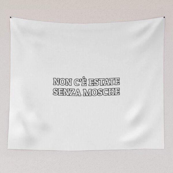 Item preview, Italian sayings - Non c’è estate senza mosche designed and sold by Silviajones.