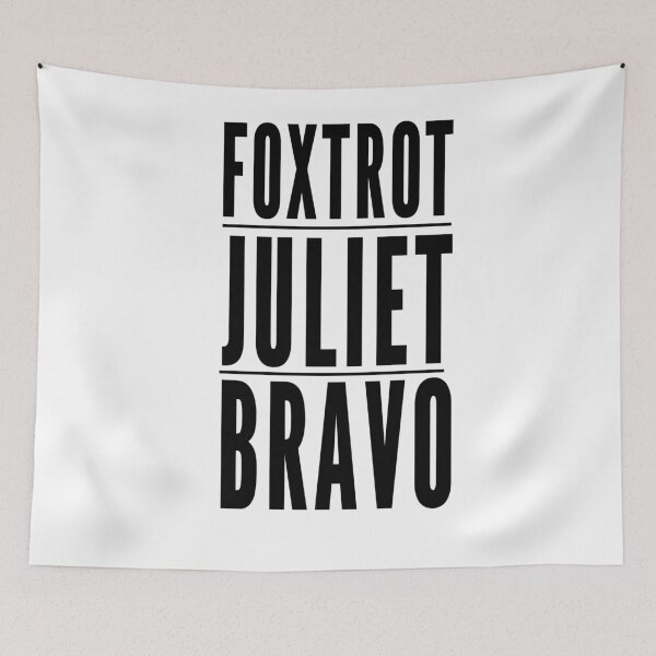 Item preview, Foxtrot Juliet Bravo Anti Biden Pro USA designed and sold by Club7Studios.